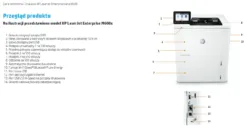 HP LaserJet Enterprise M608x monochromatyczna drukarka laserowa z WiFi 7