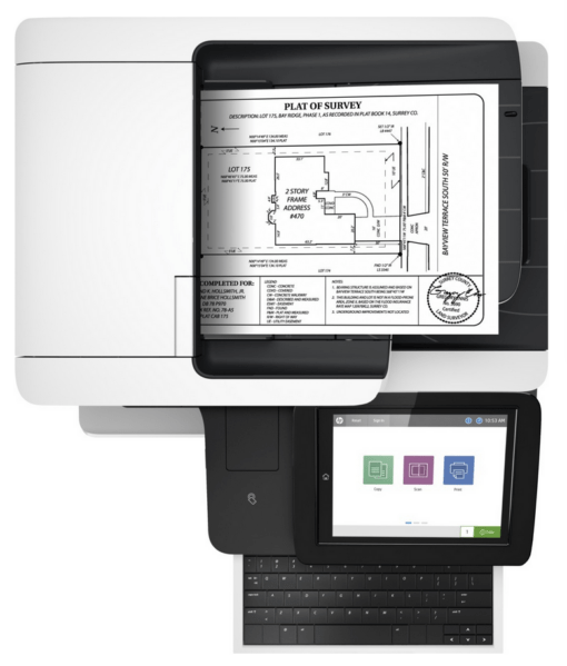 HP LaserJet Managed Flow E52645c odpowiednik HP M528 monochromatyczne urządzenie wielofunkcyjne 13