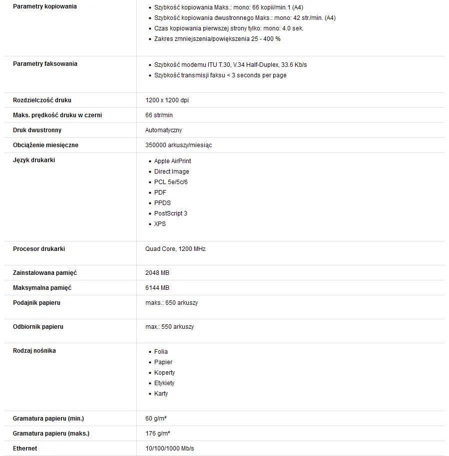 Lexmark MX722ade MFP 4w1 monochromatyczne urządzenie wielofunkcyjne - obrazek 7