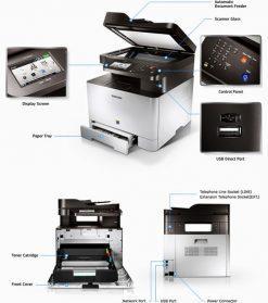 Samsung CLX-4195FW MFP 4w1 kolorowa wielofunkcyjna drukarka laserowa / kolorowe laserowe urządzenie wielofunkcyjne 9