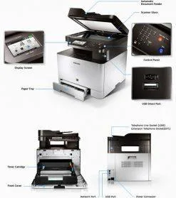 Samsung CLX-4195FW MFP 4w1 kolorowa wielofunkcyjna drukarka laserowa / kolorowe laserowe urządzenie wielofunkcyjne 4