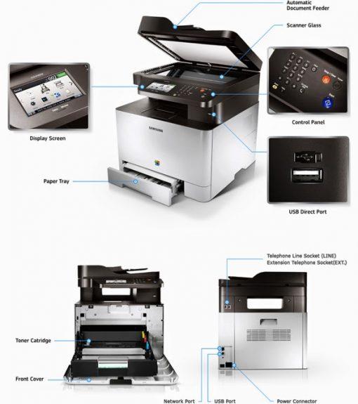 Samsung CLX-4195FW MFP 4w1 kolorowa wielofunkcyjna drukarka laserowa / kolorowe laserowe urządzenie wielofunkcyjne 5