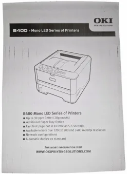 Oki B430dn monochromatyczna drukarka laserowa 4