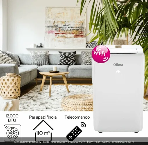 Qlima P534 klimatyzator mobilny klimatyzacja mobilna przenośna - obrazek 4