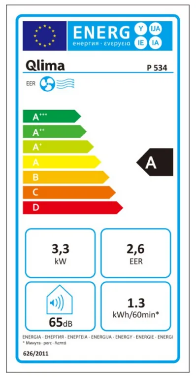 Qlima P534 klimatyzator mobilny klimatyzacja mobilna przenośna - obrazek 9